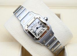 Cartier Santos Galbée 1567 (Unknown (random serial)) - White dial 24 mm Gold/Steel case