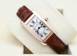 Cartier Tank Américaine W2607456 (2017) - Zilver wijzerplaat 35mm Roségoud