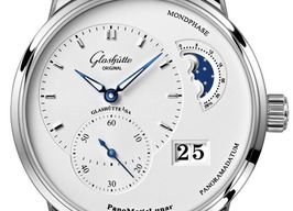 Glashütte Original PanoMaticLunar 1-90-02-42-32-61 (2026) - Zilver wijzerplaat 40mm Staal