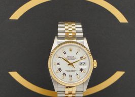 Rolex Datejust 36 16233 (1996) - White dial 36 mm Gold/Steel case