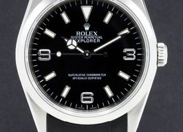 Rolex Explorer 114270 (2006) - Zwart wijzerplaat 36mm Staal