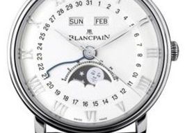 Blancpain Villeret Quantième Complet 6654-1127-55B (2026) - White dial 41 mm Steel case