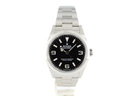 Rolex Explorer 124270 (2022) - Zwart wijzerplaat 36mm Staal