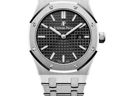 Audemars Piguet Royal Oak Lady 67650ST.OO.1261ST.01 (2025) - Zwart wijzerplaat 33mm Staal