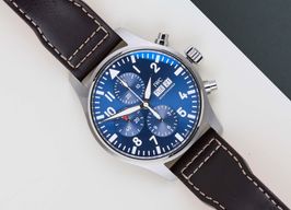 IWC Pilot Chronograph IW377714 (2020) - Blauw wijzerplaat 43mm Staal