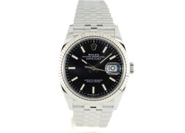 Rolex Datejust 36 126234 (2020) - Zwart wijzerplaat 36mm Staal