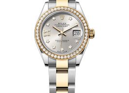 Rolex Lady-Datejust 279383RBR (2025) - Zilver wijzerplaat 28mm Goud/Staal