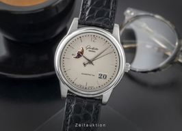 Glashütte Original Senator 39-41-02-02-04 (Onbekend (willekeurig serienummer)) - Zilver wijzerplaat 38mm Staal