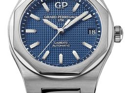 Girard-Perregaux Laureato 81010-11-431-11A (2026) - Blue dial 43 mm Steel case