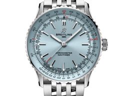 Breitling Navitimer A17329171C1A1 (2024) - Blauw wijzerplaat 41mm Staal