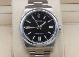Rolex Oyster Perpetual 41 124300 (Unknown (random serial)) - Black dial 41 mm Steel case