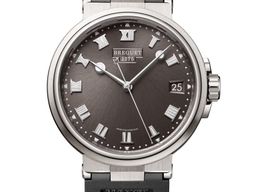 Breguet Marine 5517TI/G2/5ZU (2025) - Grey dial 40 mm Titanium case