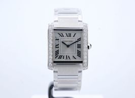 Cartier Tank Française W4TA0021 (2023) - Silver dial 27 mm Steel case