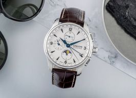 Union Glashütte Belisar Chronograph D002.425.16.037.00 (Onbekend (willekeurig serienummer)) - Wit wijzerplaat 42mm Staal