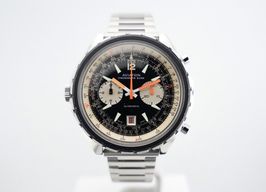 Breitling Unknown 6081 (Unknown (random serial)) - Black dial 48 mm Steel case