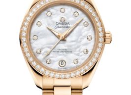 Omega Seamaster Aqua Terra 220.55.30.20.55.001 (2026) - Wit wijzerplaat 30mm Geelgoud