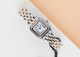 Cartier Panthère W2PN0006 (2020) - White dial 30 mm Gold/Steel case