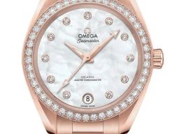 Omega Seamaster Aqua Terra 220.55.34.20.55.001 (2026) - Parelmoer wijzerplaat 34mm Roségoud