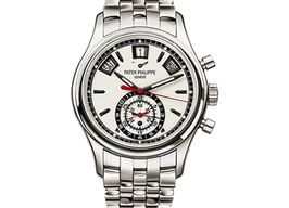 Patek Philippe Annual Calendar Chronograph 5960/1A-001 (2017) - Silver dial 41 mm Steel case