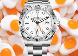 Rolex Explorer II 226570 (2021) - White dial 42 mm Steel case