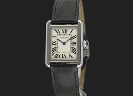 Cartier Tank Solo WSTA0030 (Unknown (random serial)) - White dial 31 mm Steel case