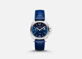 Panerai Luminor Due Luna PAM01179 (2024) - Blauw wijzerplaat 38mm Staal