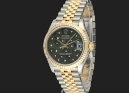 Rolex Datejust 31 278273 (2023) - Green dial 31 mm Gold/Steel case