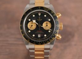Tudor Black Bay Chrono 79363N (2023) - Black dial 41 mm Gold/Steel case