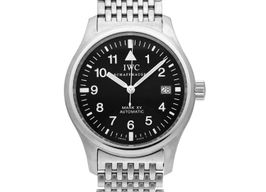 IWC Pilot Mark IW325307 (Onbekend (willekeurig serienummer)) - Zwart wijzerplaat 38mm Staal