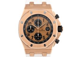 Audemars Piguet Royal Oak Offshore Chronograph 26470OR.OO.A002CR.01 (2015) - Champagne dial 42 mm Rose Gold case