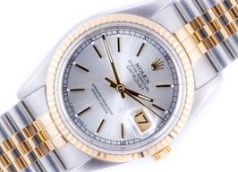 Rolex Datejust 36 16233 (1988) - Silver dial 36 mm Gold/Steel case