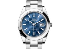 Rolex Datejust 41 126300-0023 (2024) - Blue dial 41 mm Steel case