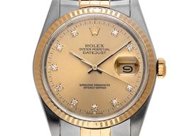 Rolex Datejust 36 16233 (1993) - Champagne dial 36 mm Gold/Steel case
