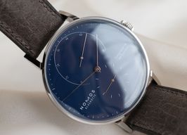 NOMOS Lambda 960.S3 (2020) - Blauw wijzerplaat 41mm Witgoud