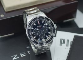 Zenith El Primero Stratos Flyback 03.2060.405/21.M2060 (2015) - Black dial 46 mm Steel case