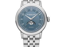 Raymond Weil Millesime 2145-STS-05511 (2026) - Blauw wijzerplaat 35mm Staal