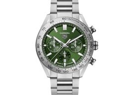 TAG Heuer Carrera CBN2A10.BA0643 (2023) - Green dial 44 mm Steel case