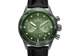 Blancpain Fifty Fathoms Bathyscaphe 5200-0153-B52A (2024) - Green dial 44 mm Ceramic case