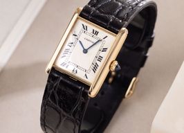 Cartier Tank Louis Cartier 96019 (1970) - White dial 24 mm Yellow Gold case