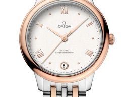 Omega De Ville 434.20.34.20.02.001 (2026) - Wit wijzerplaat 34mm Goud/Staal