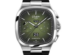 Glashütte Original Seventies Chronograph Panorama Date 1-37-02-09-02-63 (2026) - Groen wijzerplaat 40mm Staal