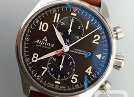 Alpina Startimer AL-725GR4S6 (2024) - Zwart wijzerplaat 44mm Staal