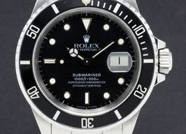 Rolex Submariner Date 16800 (1987) - Zwart wijzerplaat 40mm Staal