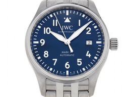 IWC Pilot Mark IW328204 (2023) - Blauw wijzerplaat 40mm Staal