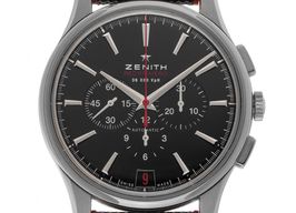 Zenith Captain Chronograph 03.2115.400/21.C703 (2018) - Black dial 42 mm Steel case