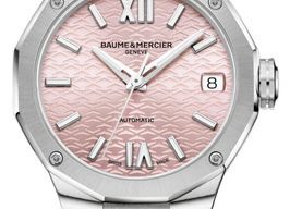 Baume & Mercier Riviera M0A10675 (2026) - Roze wijzerplaat 33mm Staal