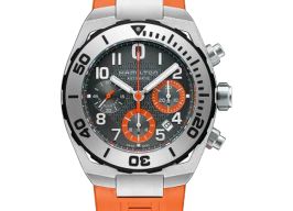 Hamilton Khaki Navy H78716983 (2025) - Zwart wijzerplaat 43mm Staal