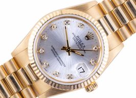Rolex Datejust 31 68278 (1988) - Silver dial 31 mm Yellow Gold case