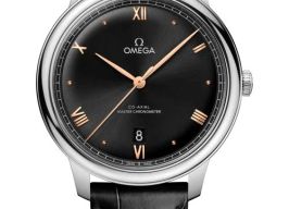 Omega De Ville 434.13.40.20.01.001 (2026) - Zwart wijzerplaat 40mm Staal