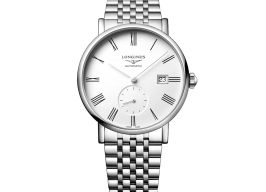 Longines Elegant L4.812.4.11.6 (2025) - Wit wijzerplaat 39mm Staal